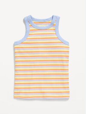 Old Navy Girls Ribbed Striped Tank Top | Size L (10–12)